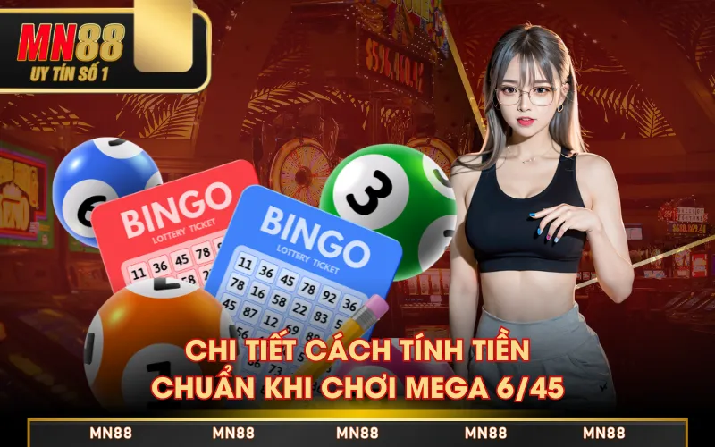 Chi tiết cách tính tiền chuẩn khi chơi Mega 6/45
