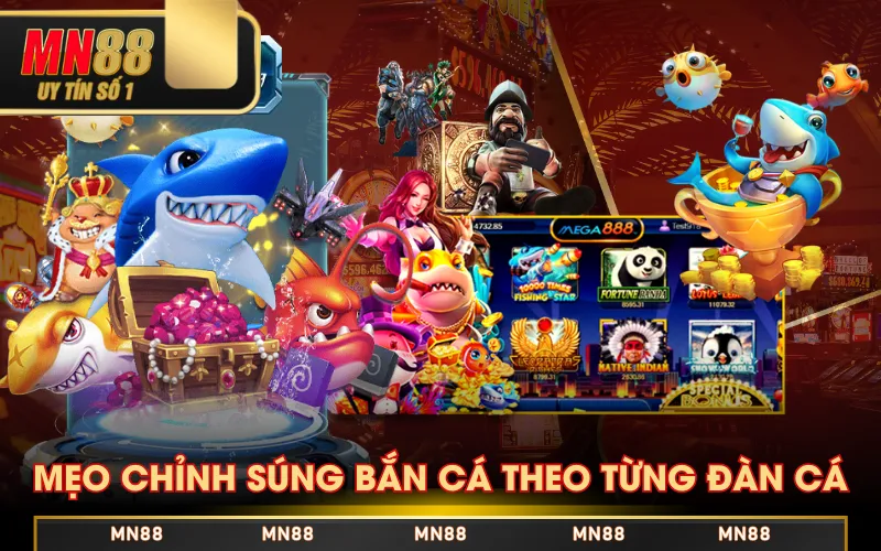 Mẹo chỉnh súng bắn cá theo từng đàn cá