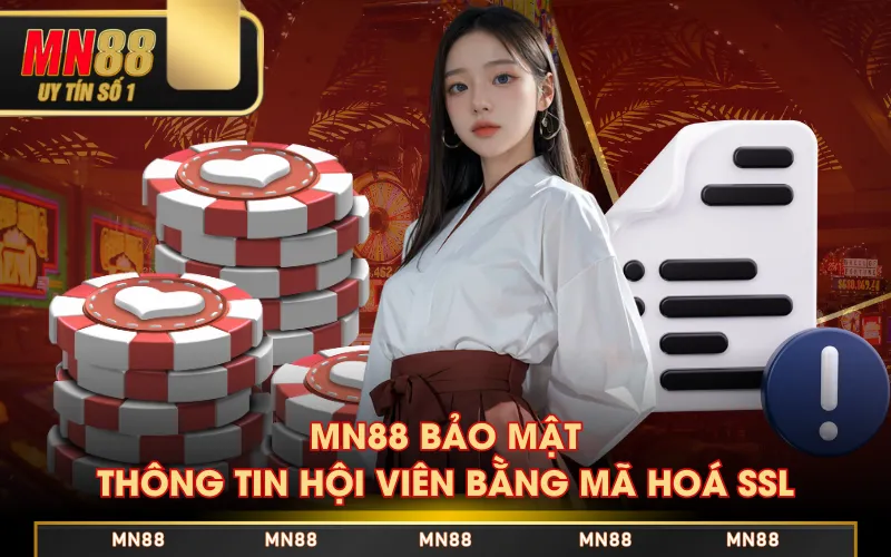 MN88 bảo mật thông tin hội viên bằng mã hoá SSL