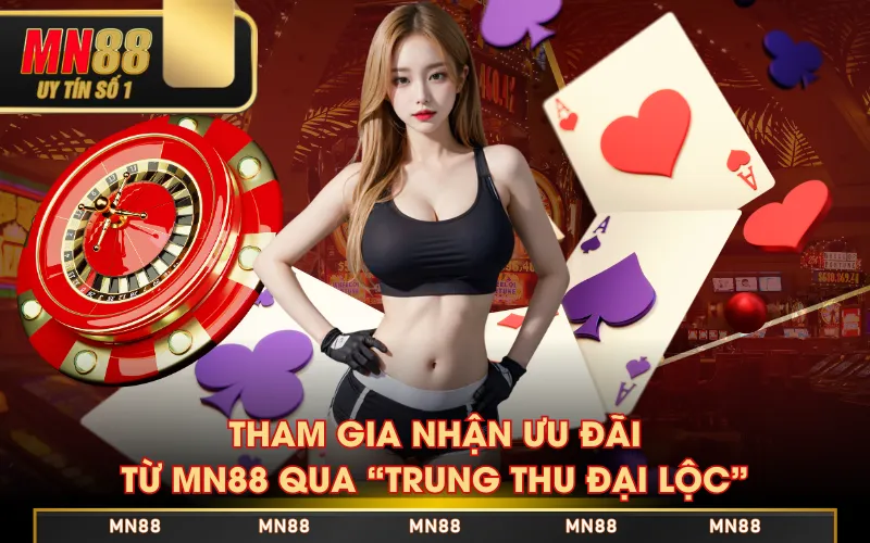Tham gia nhận ưu đãi từ MN88 qua “Trung Thu Đại Lộc”